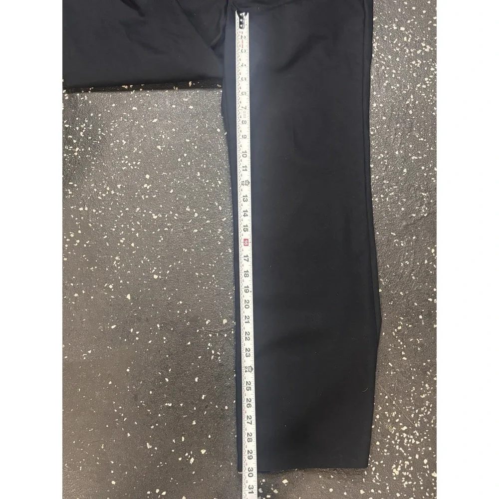Lee Flex Motion Black Trousers Women Mid Rise Straight Flex 10‎ Short Flex Waist